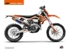 Kit Déco Moto Cross Global KTM EXC-EXCF Orange