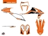 KTM EXC-EXCF Dirt Bike Global Graphic Kit Orange