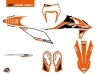 Kit Déco Moto Cross Global KTM EXC-EXCF Orange