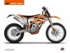 KTM 350 FREERIDE Dirt Bike Global Graphic Kit Orange