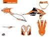 KTM 250 SX Dirt Bike Global Graphic Kit Orange