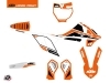 Kit Déco Moto Cross Global KTM 65 SX Orange