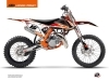 KTM 85 SX Dirt Bike Global Graphic Kit Black