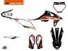 KTM 350 SXF Dirt Bike GLOBAL Graphic Kit Black