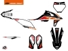 KTM 450 SXF Dirt Bike GLOBAL Graphic Kit Black