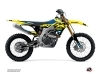 Kit Déco Moto Cross Grade Suzuki 250 RMZ Bleu