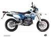 Kit Déco Moto Cross Grade Suzuki DRZ 400 SM Blanc Rose