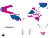 Suzuki DRZ 400 SM Dirt Bike Grade Graphic Kit Pink Blue