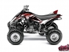 Yamaha 350 Raptor ATV Graff Graphic Kit Red