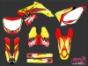 Suzuki 450 RMZ Dirt Bike Graff Graphic Kit
