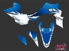 Kit Déco Quad Graff Yamaha 450 YFZ R Bleu