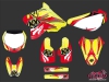 Suzuki 85 RM Dirt Bike Graff Graphic Kit