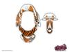 Stickers Tour de cou Leatt Brace Dirt Bike Graff Graphic Kit Orange