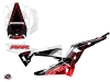 Polaris RZR 1000 Turbo UTV Graphite Graphic Kit Red White