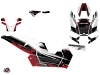 Polaris RZR RS1 UTV Graphite Graphic Kit White Red FULL