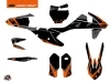 KTM 125 SX Dirt Bike Gravity Graphic Kit Orange