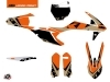 Kit Déco Moto Cross Gravity KTM 125 SX Orange Sable