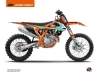 KTM 125 SX Dirt Bike Gravity Graphic Kit Green