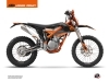 KTM 250 FREERIDE Dirt Bike Gravity Graphic Kit Orange