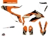 Kit Déco Moto Cross Gravity KTM 250 FREERIDE Orange Sable