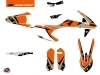 KTM 250 SX Dirt Bike Gravity Graphic Kit Orange Sand