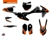 KTM 250 SXF Dirt Bike Gravity Graphic Kit Orange