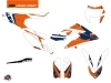 KTM 350 FREERIDE Dirt Bike Gravity Graphic Kit Blue