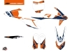 KTM 350 SXF Dirt Bike Gravity Graphic Kit Blue