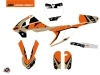 Kit Déco Moto Cross Gravity KTM 65 SX Orange Sable