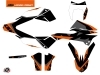 KTM 690 ENDURO R Dirt Bike Gravity Graphic Kit Orange