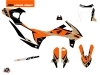 KTM 690 SMC R Street Bike Gravity Graphic Kit Orange Sand