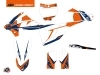 KTM 85 SX Dirt Bike Gravity Graphic Kit Blue