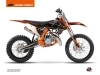 Kit Déco Moto Cross Gravity KTM 85 SX Orange