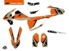 KTM 85 SX Dirt Bike Gravity Graphic Kit Orange Sand