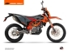 KTM 690 ENDURO R Dirt Bike Gravity Graphic Kit Grey