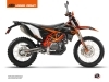 KTM 690 ENDURO R Street Bike Gravity Graphic Kit Orange