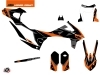 KTM 690 ENDURO R Street Bike Gravity Graphic Kit Orange