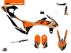 Kit Déco Moto Cross Gravity KTM 690 ENDURO R Orange Sable