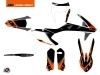 KTM EXC-EXCF Dirt Bike Gravity Graphic Kit Orange