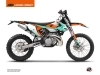 KTM EXC-EXCF Dirt Bike Gravity Graphic Kit Green