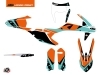 KTM EXC-EXCF Dirt Bike Gravity Graphic Kit Green