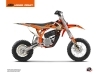 KTM SX-E 5 Dirt Bike Gravity Graphic Kit Orange Sand