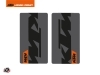 Kit Déco Stickers de fourche Gravity Moto Cross KTM SX-SXF EXC-EXCF Orange