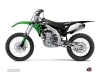 Kit Déco Moto Cross Halftone Kawasaki 450 KXF Noir Vert