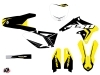 Kit Déco Moto Cross Halftone Suzuki 450 RMZ Noir Jaune