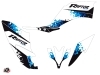 Kit Déco Quad Hangtown Yamaha 250 Raptor Bleu