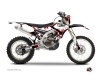 Yamaha 250 WRF Dirt Bike Hangtown Graphic Kit Red