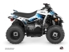 Yamaha 50 YFZ ATV Hangtown Graphic Kit White