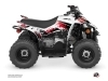 Yamaha 50 YFZ ATV Hangtown Graphic Kit Red