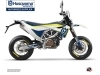 Kit Déco Moto Cross Heritage Husqvarna 701 Supermoto Jaune